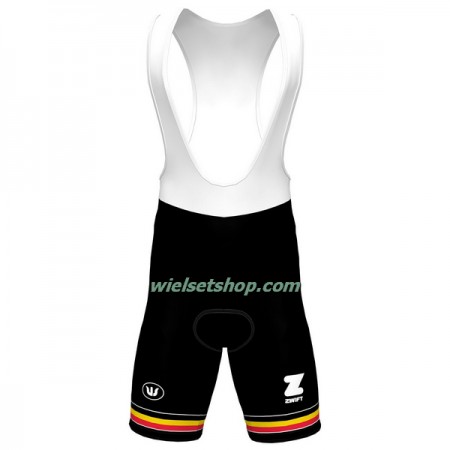 Fietsbroek Kort met Bretels 2023 Fenix-Deceuninck Belgisch Kampioenschap - Geel Rood Zwart